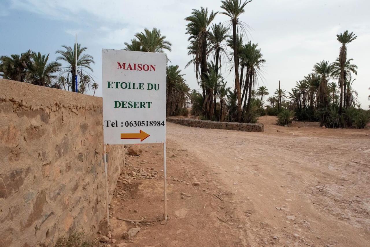 Bed and Breakfast Maison Etoile Du Desert Aït Boukha Exteriér fotografie